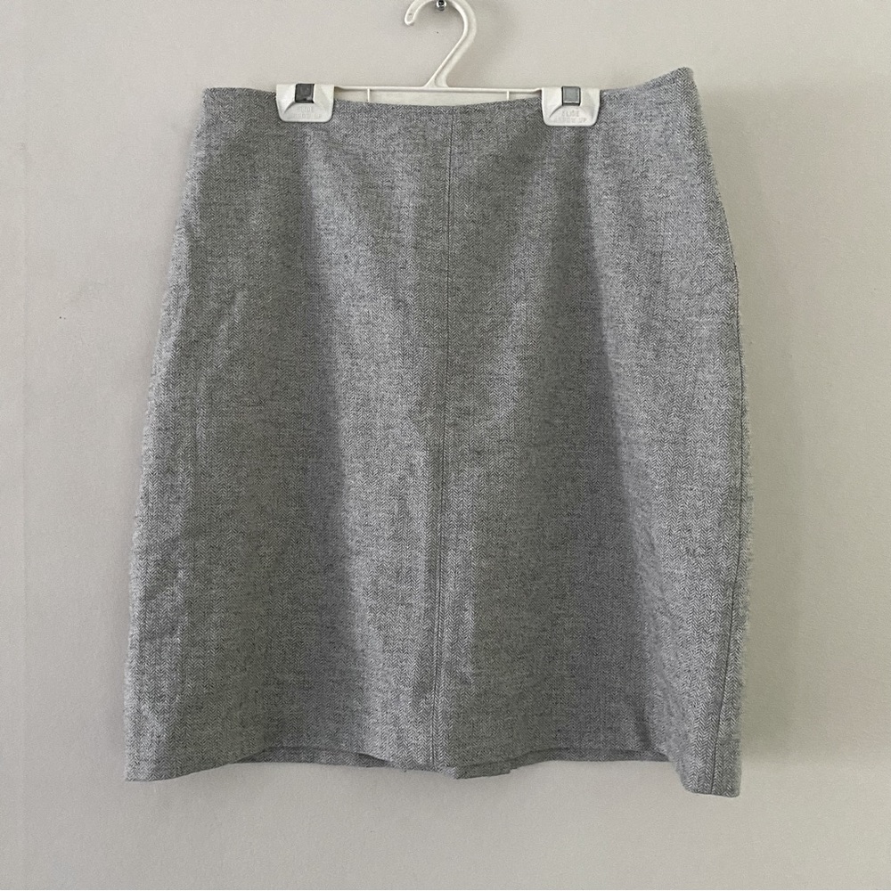 Simons gray tweed mini skirt